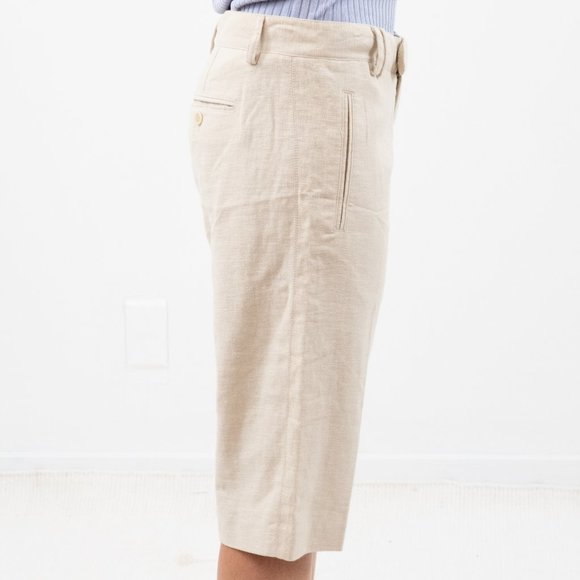 Anthropologie Catherine Malandrino RTW 2 Crop Pants Long Knee-Length Shorts - Picture 2 of 8